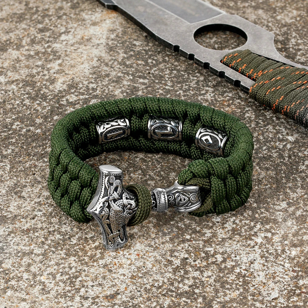 PENDRA Rune Hammer Bracelet