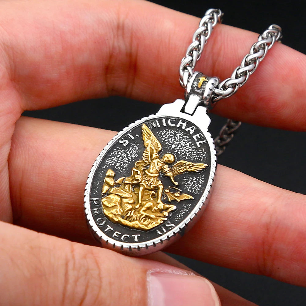 PENDRA Michaelguardian Archangel Saint Michael Pendant