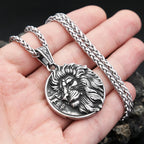 PENDRA Lioncrest Nordic Viking Lion Pendant