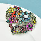 PENDRA Amoria Flower Heart Brooch