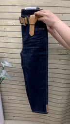 PENDRA Flannel Drape High Waist Wide Leg Pants