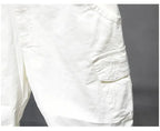 Korean Washed Luxury Men's Slim Jeans Designer Denim Short Pants for Summer Boyfriend Stretch Straight White Cargo Cotton Shorts