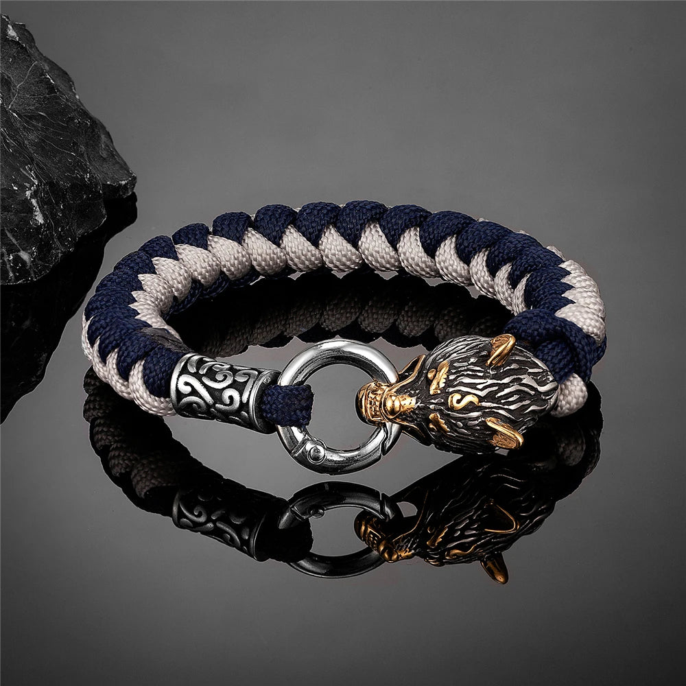 PENDRA Wolf Classic Steel Bracelet