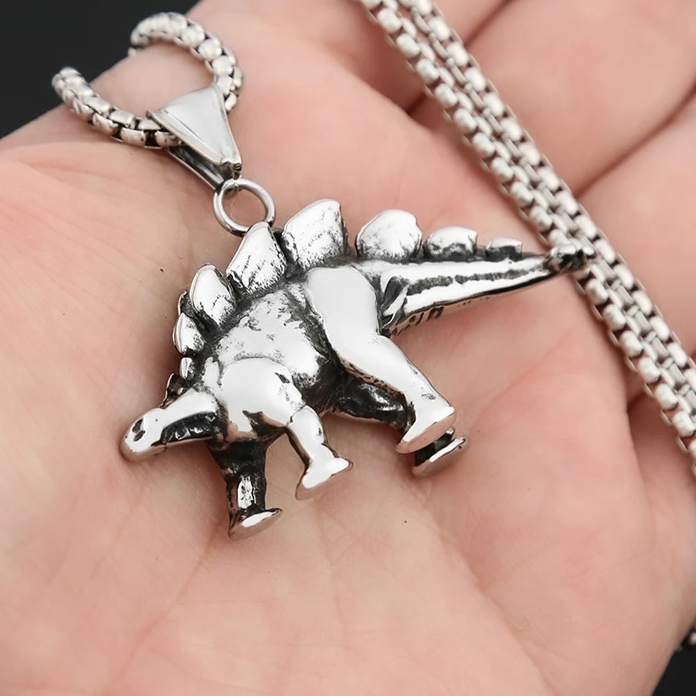 PENDRA Dinocute 316L Stainless Steel Dinosaur Pendant