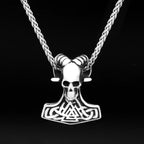 PENDRA Mjolnir Nordic Viking Thor Hammer Necklace