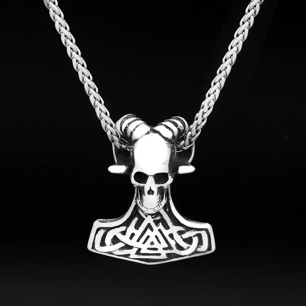 PENDRA Mjolnir Nordic Viking Thor Hammer Necklace
