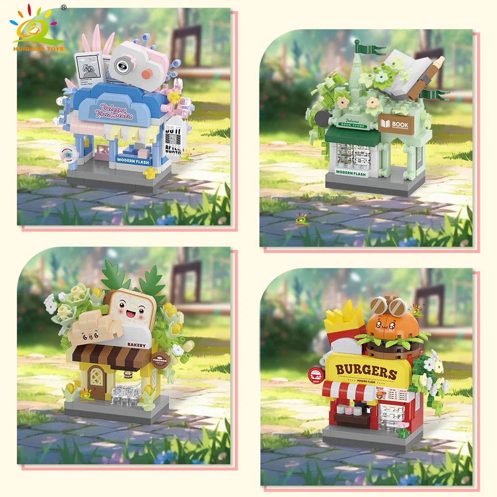 PENDRA Cute Shop Micro Building Set