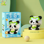 PENDRA Cute Panda Micro Building Set