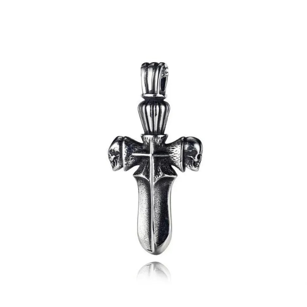 PENDRA Skullpunk Gothic Hip Hop Skull Pendant
