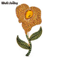 PENDRA Floraspark Big Sparkling Flower Brooch