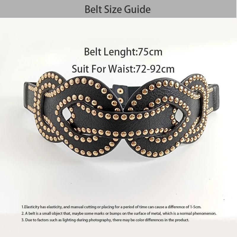 PENDRA Bellalia Black Gothic Wide Corset Belt