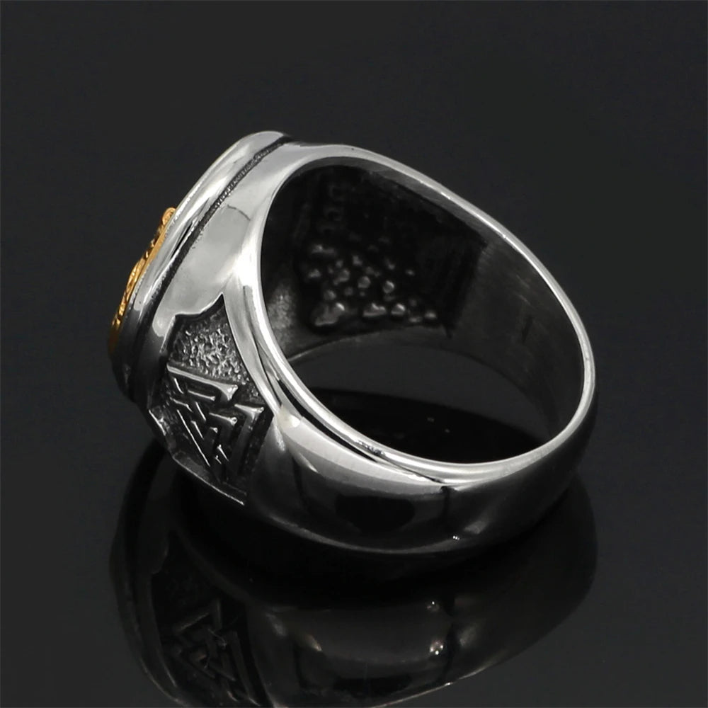 PENDRA Wolf Gold Ring