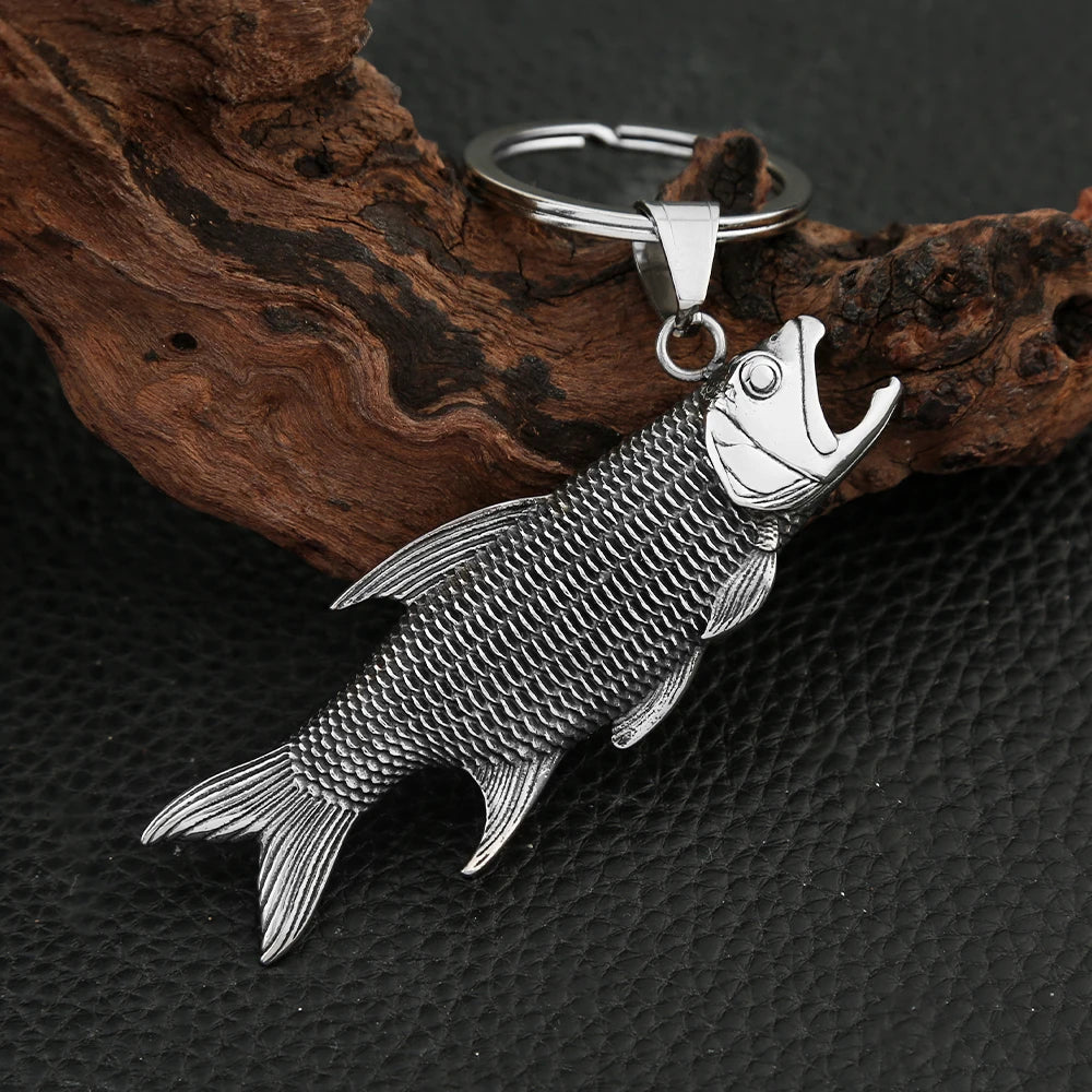 PENDRA Fishkey Stainless Steel Fish Keychain