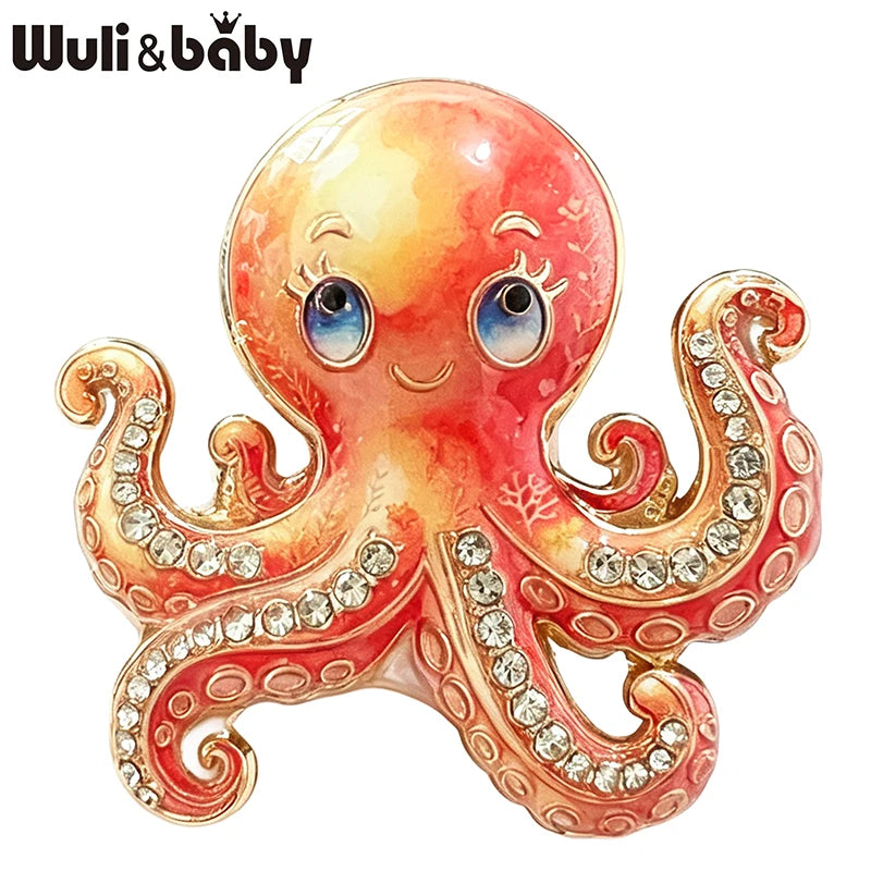 PENDRA Cute Octopus Brooch