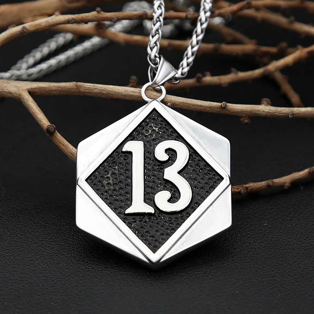 PENDRA Lucky7 Punk Lucky Number Pendant Necklace