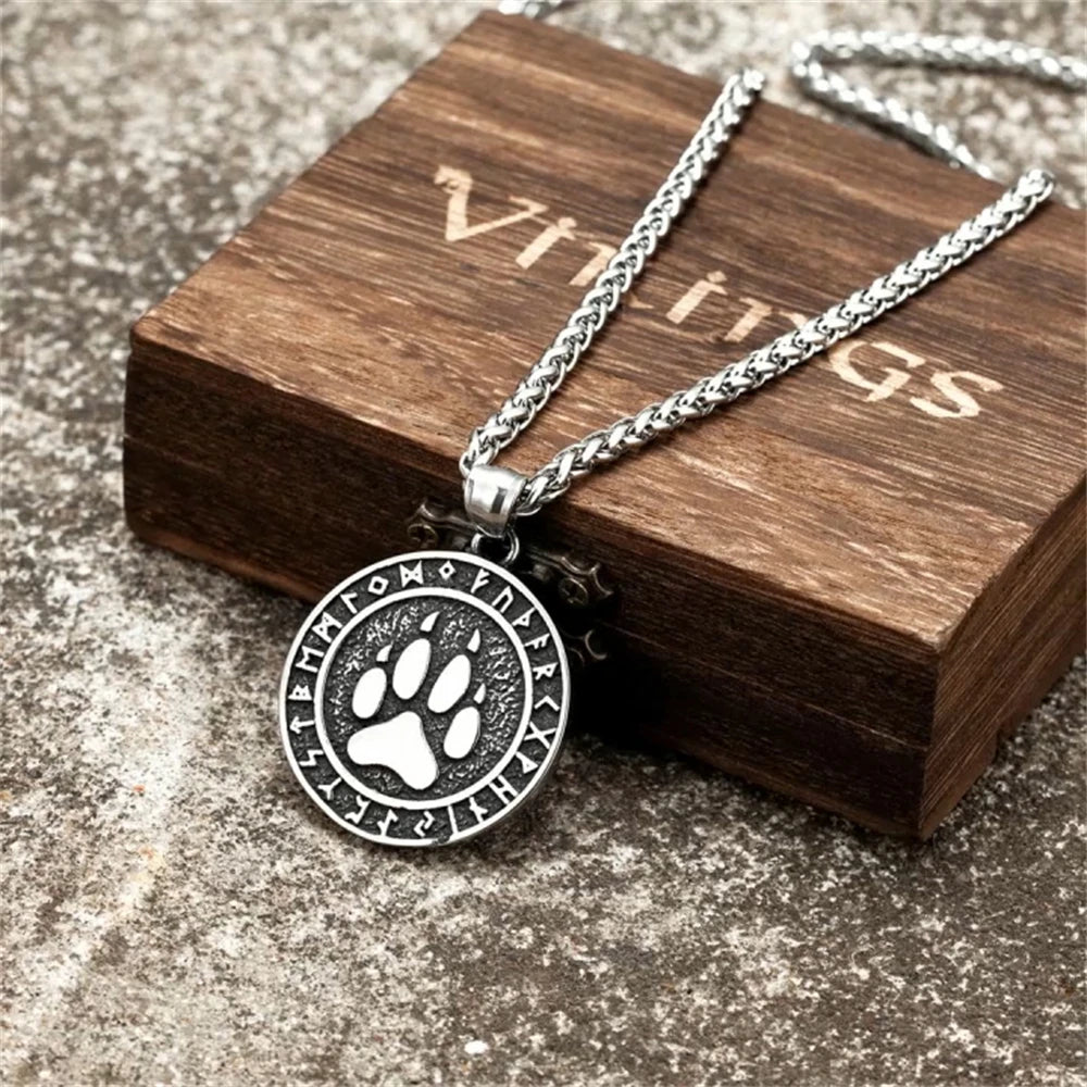 PENDRA Bear Claw Rune Necklace