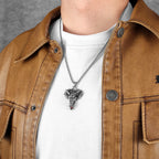 PENDRA Soladric Dinosaur Motif Necklace