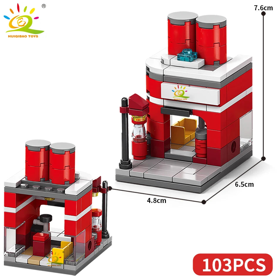 PENDRA Commercial Coffee Mini Building Set