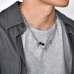 PENDRA Rolo Cone Chain Necklace
