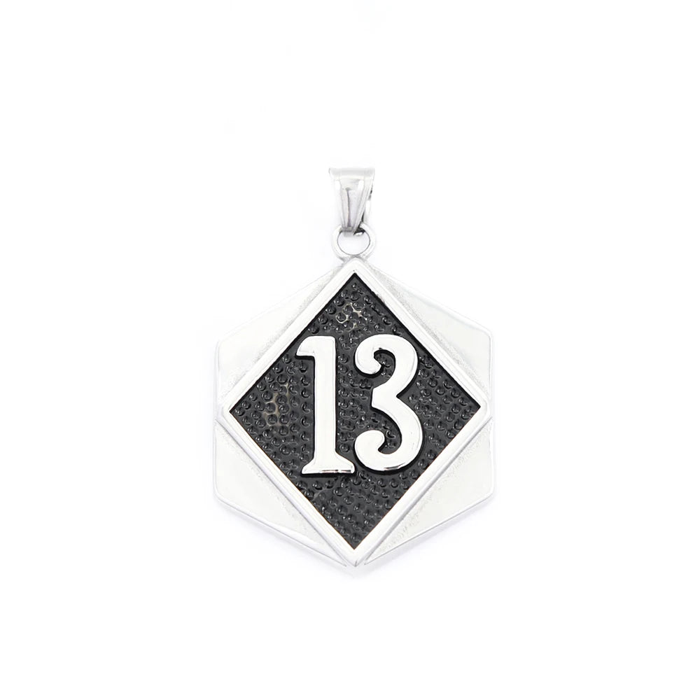 PENDRA Lucky7 Punk Lucky Number Pendant Necklace