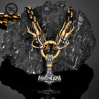 PENDRA Dragon Black Necklace