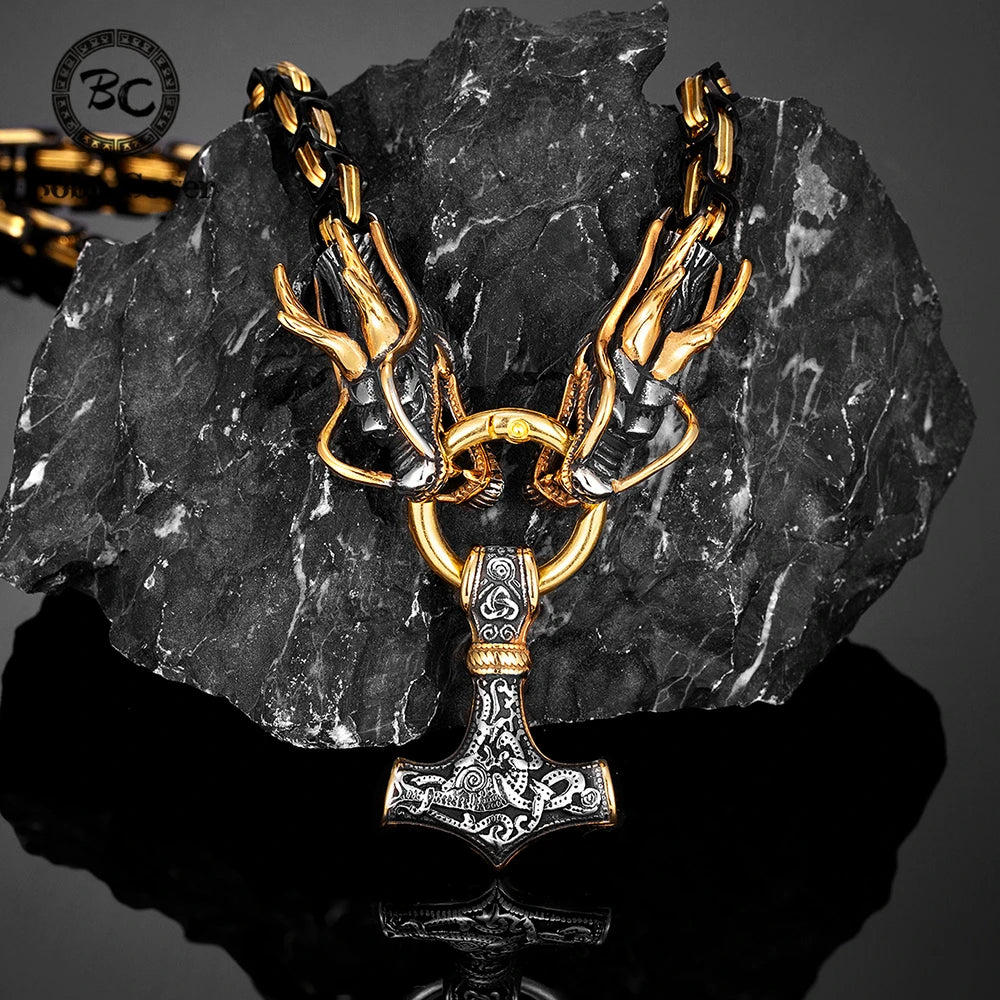 PENDRA Dragon Black Necklace