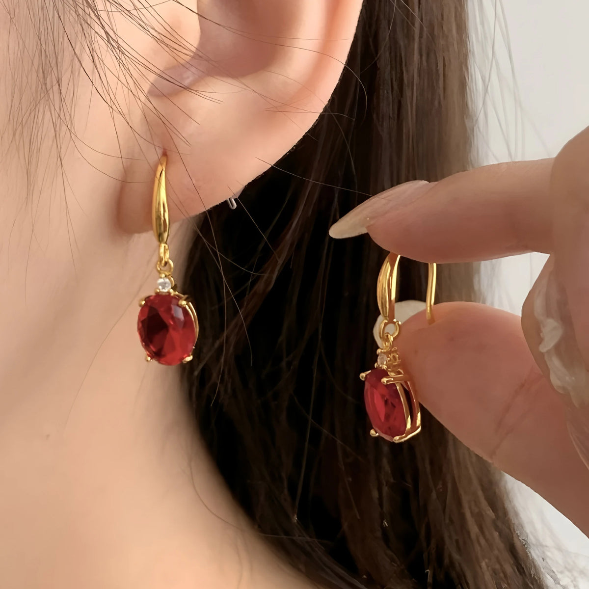 VENTFILLE 925 Sterling Silver  Double Chain Tassel Stud Earrings For Women Minimalist Birthday Gift Party Jewelry 2021 New