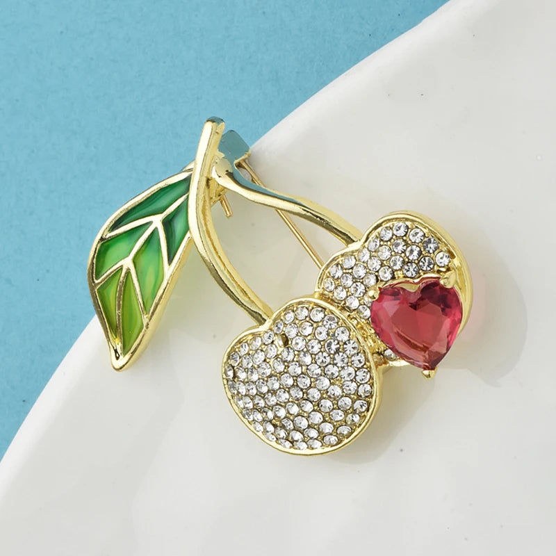 PENDRA Amora Rhinestone Brooch