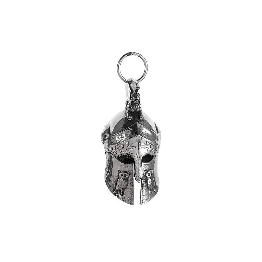 PENDRA Spartanhelm 3D Stainless Steel Spartan Helmet Pendant