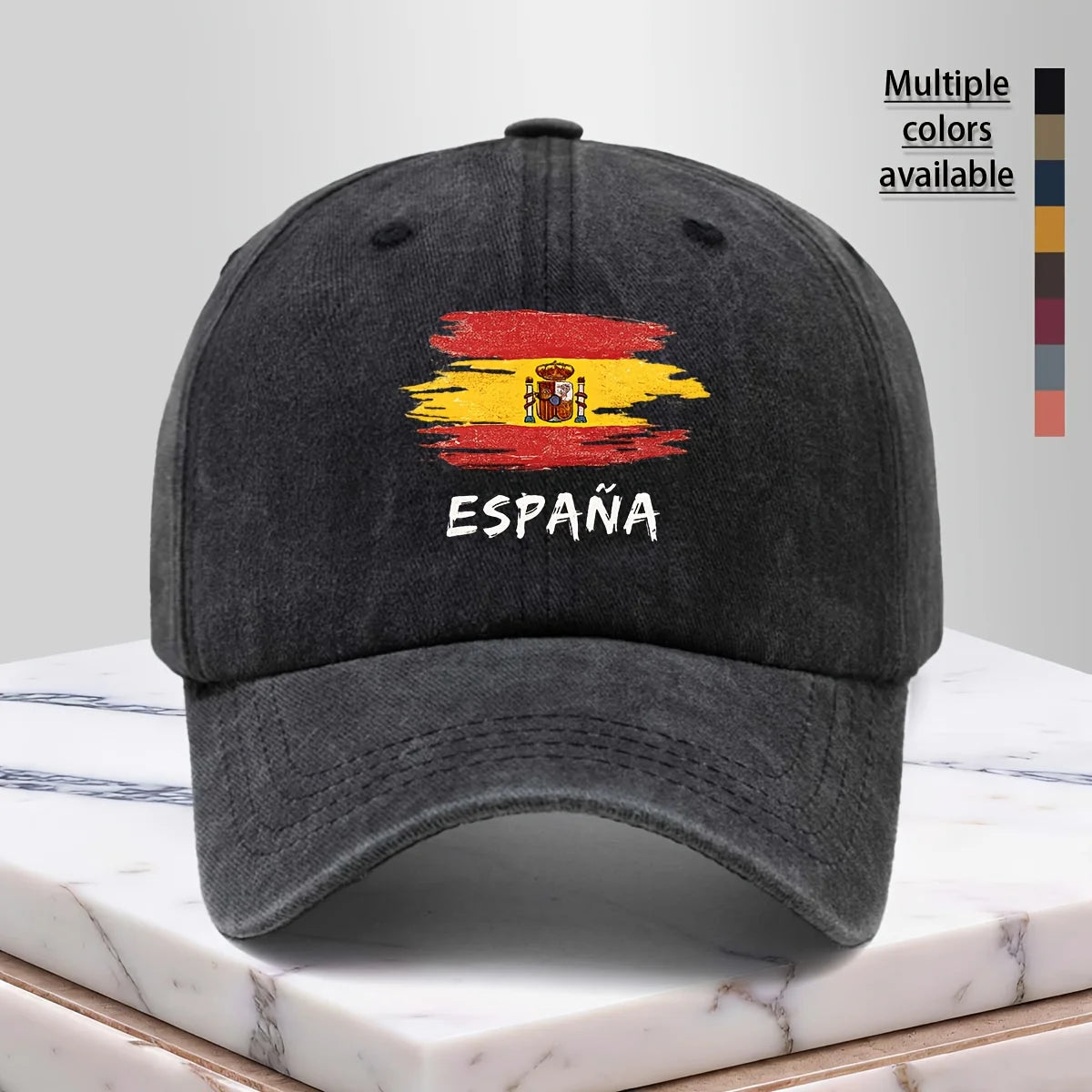 PENDRA Spain Themed Curved Baseball Cap