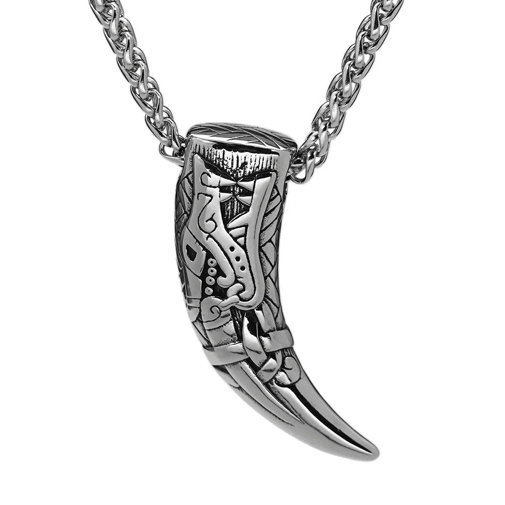 PENDRA Wolf Rune Necklace