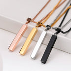 PENDRA Rectangle Bar Pendant Necklace