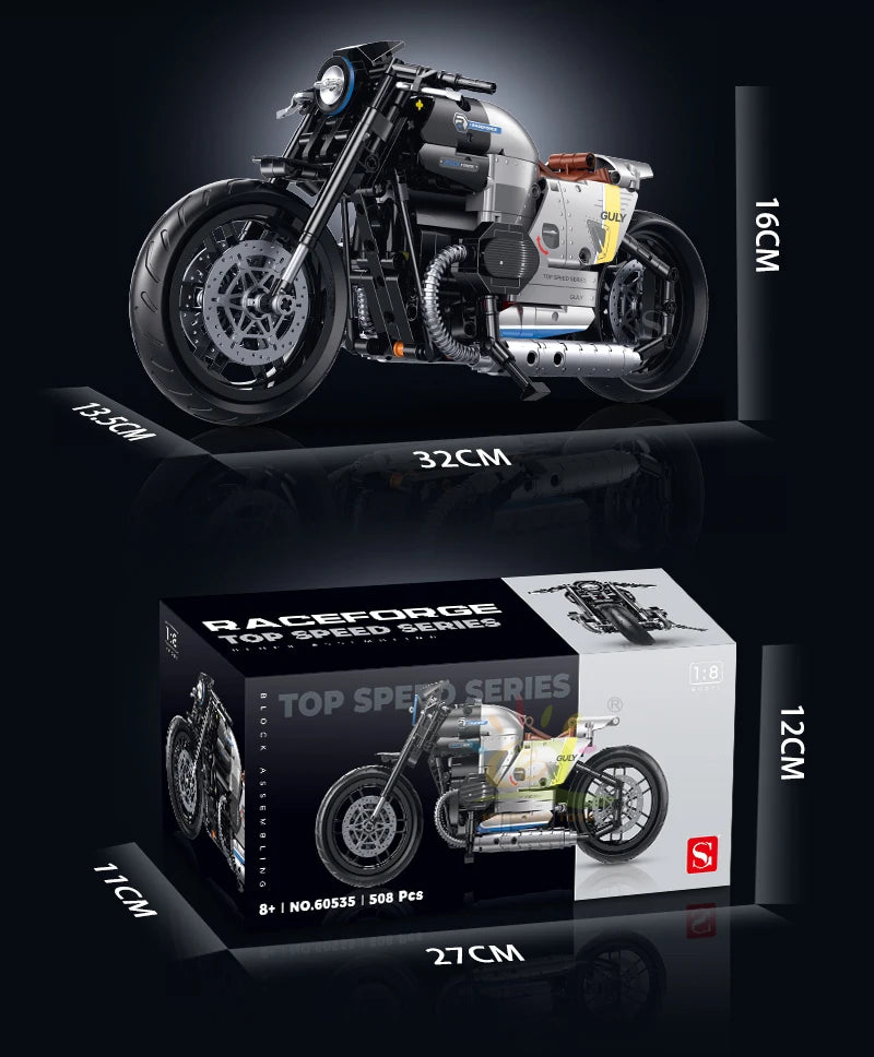 PENDRA High Tech Motorbike Toy Set