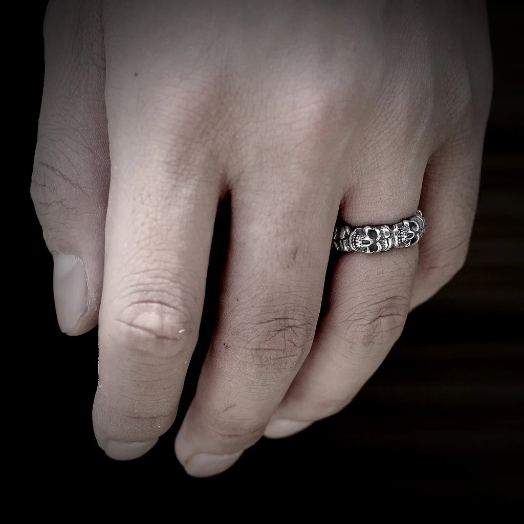 PENDRA Domineering Devil Skull Steel Ring
