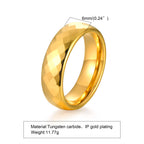Men Faceted Wedding Band,Tungsten Engagements Promise Ring For Mens,Multifaceted Geometric Ring