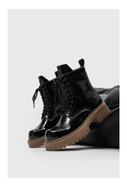 PENDRA Leather Thick Soled Boots