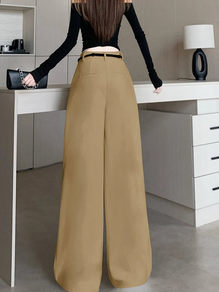 PENDRA Woolen Waisted Loose Pants