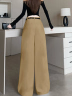 PENDRA Woolen Waisted Loose Pants