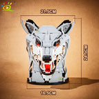 PENDRA Wolf Deer Eagle Head Necklace