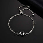 Customized Projection Stone Necklace for Men,Stainless Steel Cuban Chain Collars,Anniversary's Day Gift