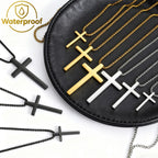 PENDRA Cross Gold Silver Pendant Necklace
