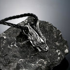PENDRA Dragon Norse Steel Necklace