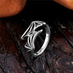 PENDRA Angel Wings Opening Silver Ring