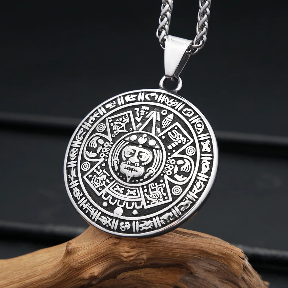 PENDRA Mayanforge Black Mayan Symbol Pendant
