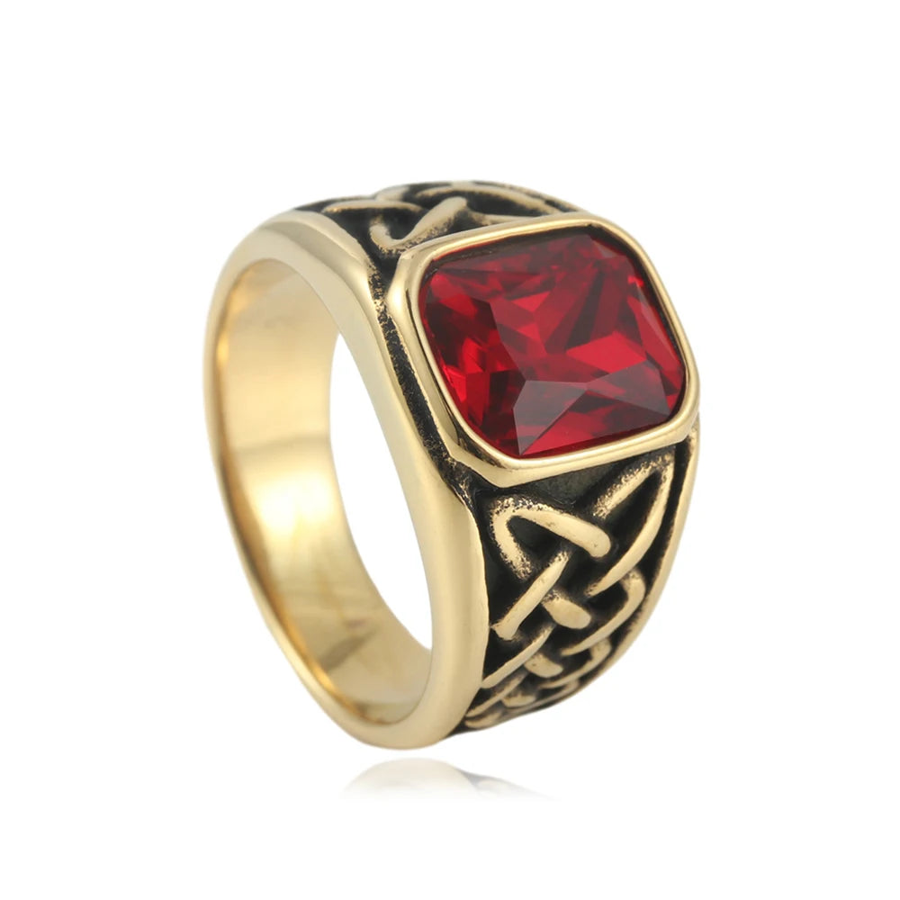 PENDRA Valknot Nordic Viking Knot Rune Ring