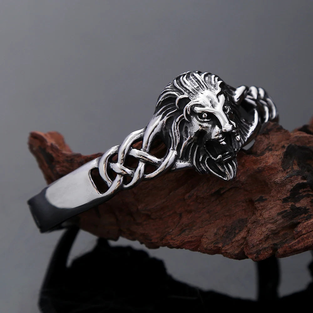 PENDRA Lioncrest Stainless Steel Cuff Bracelet