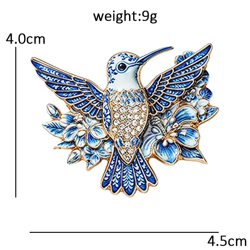 PENDRA Porcelain Animal Collection Brooch