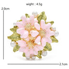 PENDRA Florielle36 Floral Brooch