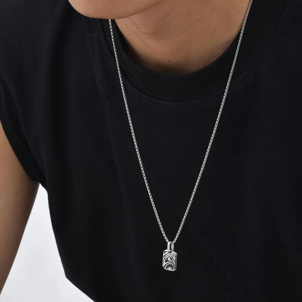 PENDRA Triangle Square Pendant Necklace