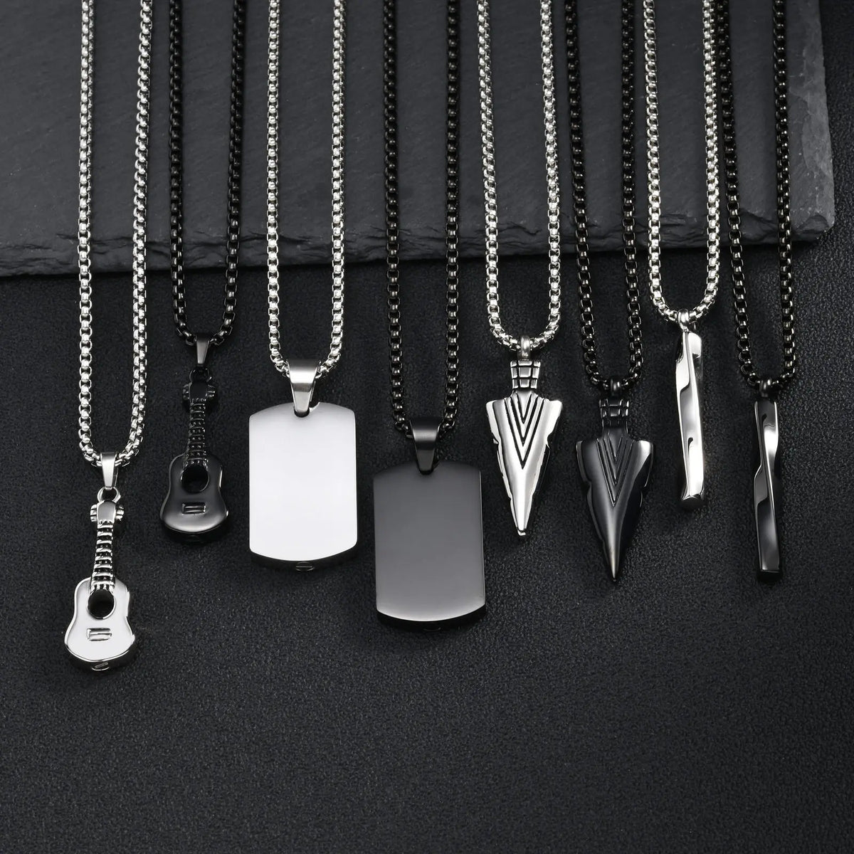 PENDRA Guitar Dog Dog Tag Necklace